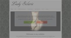 Desktop Screenshot of ladysolaris.com